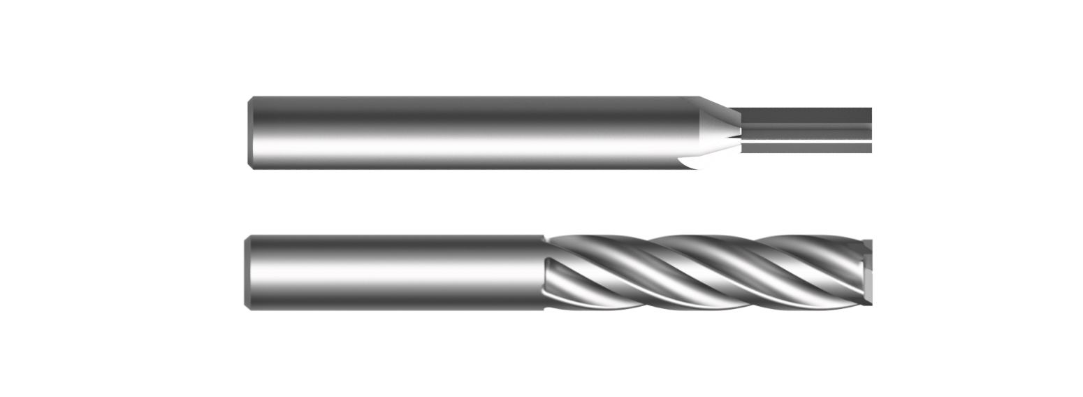Straight flutes vs. Spiral flutes